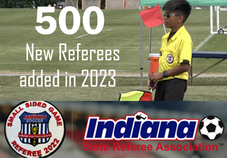 The Indiana Soccer Small Sided Referee Certification Program Continues The Indiana Soccer Small Sided Referee Certification Program Continues