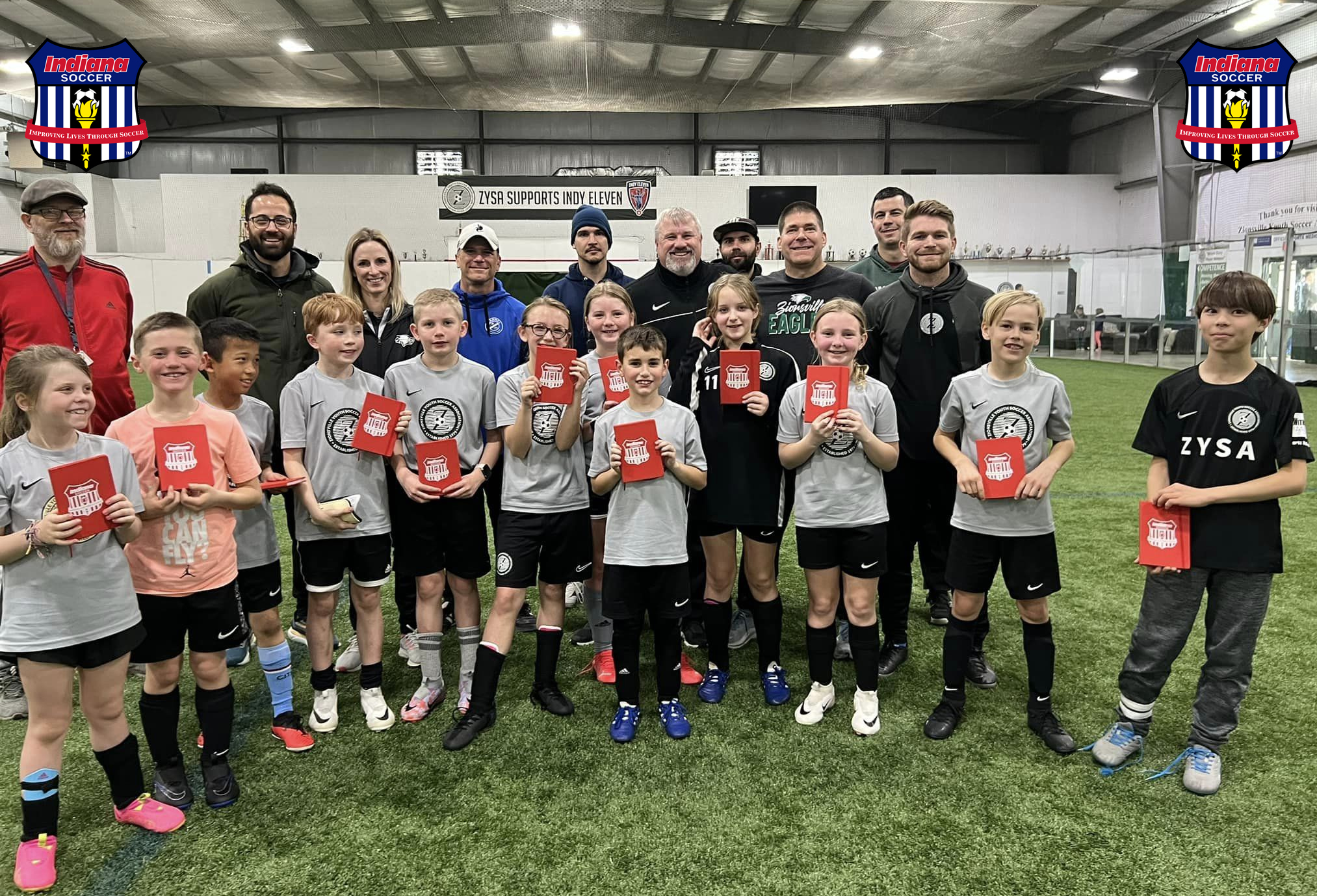 ZIONSVILLE YOUTH SOCCER ASSOCIATION HOSTS A US SOCCER NATIONAL D COURSE